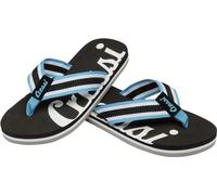 Cressi Beach Portofino Chanclas, Unisex Adulto, Negro/Azul Claro, 45