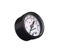 Cressi Pressure Gauge 15Psi Manual Pump Manómetro analógico con indicador de presión, Unisex Adulto, Negro, 1 Bar