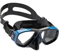 Cressi Primera - Máscara de Buceo con Lentes de Inclinado para Buceo - Lentes Ópticas Disponibles | Focus Fabricado Calidad Desde 1946, Negro y Azul