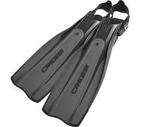 Cressi Pro Light Aletas Regulables, Negro/Plateado, S/M - 40/41