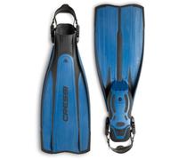Cressi Pro luz, talón Abierto Buceo Aletas - Fabricado en Italia Italiano Calidad Desde 1946, Azul, S/M