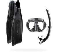 Cressi Sub Kit gafastubo y aletas snorkel kit pro star 37/38