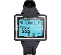 CRESSI Raffaello Diving Computer Black/White - Ordenador de Buceo Unisex con Amplia Pantalla Rectangular de Alto Contraste para la Máxima Legibilidad de los Datos Posible, Negro/Blanco, Talla Única