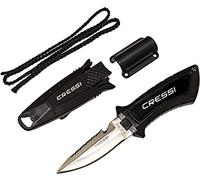Cressi RC558000 Lima - Cuchillo de buceo, color negro y gris