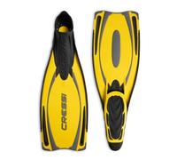 Cressi Reaction Pro - Aletas, Color Amarillo/Plateado, Talla 46-47