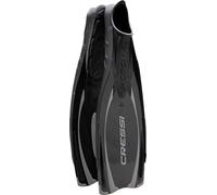 Cressi Reaction Pro - Aletas, Color Negro/Plateado, Talla 46-47