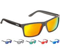 Cressi RIO SUNGLASSES MATT BLACK REVO ORANGE LENS