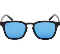 CRESSI Riviera Sunglasses Black/Mirrored Lens Blue - Gafas de Sol Deportivas Polarizadas Hombre y Mujer, para uso en Mar, Náutica y Pesca, Montura TR90 Negro, Lentes TAC Azul Espejo