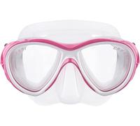 Cressi Samoa Mask - Máscara Samoa para Buceo y Snorkel, Transparente/Rosa, Talla Única, Unisex Adulto