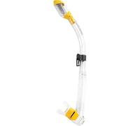 Cressi Schnorchel Dry Snorkel, Unisex, Multicolor (Transparente/Amarillo), Talla única
