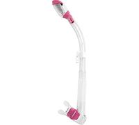 Cressi Schnorchel Dry Snorkel, Unisex, Multicolor (Transparente/Rosa), Talla única
