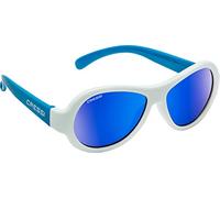 Cressi Scooby Sunglasses Gafas de Sol para niños, Juventud Unisex, Blanco/Azul/Lentes Espejo Azul, 0-2 Años