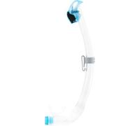 CRESSI Seal Tubo Snorkel Dry Equipado con un Innovador Sistema de Celdas Cerradas, Unisex-Adult, Transparente/Aguamarina, Talla Única