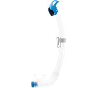 Cressi Seal Dry - Tubo Snorkel Dry Equipado con un Innovador Sistema de Celdas Cerradas, Ideal para Buceo Apnea y Snorkeling, Transparente/Azul Claro, Talla Unica Unisex
