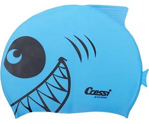 Cressi Silicone Kids Cap Shark Light Blue