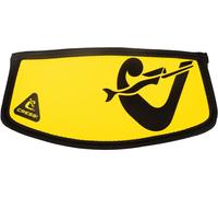 CRESSI Simply Neo Mask Strap Cover Funda de Correa de Neopreno para Máscaras de Buceo y Apnea, Unisex-Adult, Amarillo/Negro, Talla única