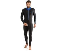 Cressi Skin 1mm Traje de Neopreno de una Pieza, Men's, Black/Blue, XL