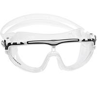Cressi Skylight Premium Gafas de Natación Anti-vaho, Unisex Adulto, Transparente/Blanco/Negro, Talla única