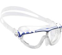 Cressi Skylight Premium Gafas de Natación Anti-vaho, Unisex Adulto, Transparent/Blanc/Azul, Talla única