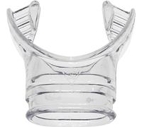 CRESSI Snorkel Mouthpiece Clear Alpha Ultra Dry/Beta - Boquilla Recambio Original para Tubos de Snorkel, Transparente, Talla única, Unisex