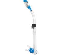 Cressi Snorkel, Tubo respirador de Buceo Unisex, Multicolor (Transparente/Azul Royal), Talla única
