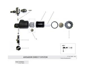 Cressi Spa Sistema Pro De Botón Pulsador Metálico Directo