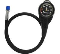 CRESSI SPG W/Rubber Housing Vale 300 C (Bar) Mini manómetro con Carcasa de Goma y látigo HP, Unisex-Adult, Negro, Talla única