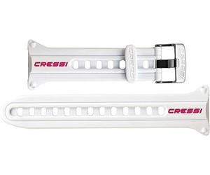 Cressi Strap For Goa Correa de Ordenador, Blanco/Rosa, Uni