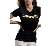 Cressi T-Shirt, Lady, Negro Amarillo, XL