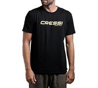 Cressi T-Shirt, Man, Negro Amarillo, M