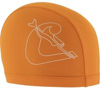 CRESSI TAGO Swim Cap Spandex Orange/White - Gorro de Natación Spandex Adulto, Naranja/Blanco, Talla Única