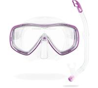 Cressi Ondina VIP Premium Combo Set - Gafas Ondina y Tubo Top para Niños 7/13 Años