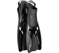 CRESSI Tonga Fins Black/Black S/M - Aletas Cortas Ajustable y Ligeras para Adulto, Ideales para Esnórquel, Natación, Negro/Negro, S/M