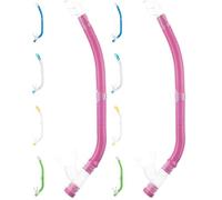 Cressi Top Colorama Snorkel Tubo de Snorkeling, Rosa, Uni (Paquete de 2)