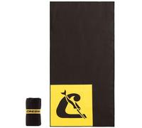 Cressi Towel Microfibre Double Face Vela - Toalla Unisex de Microfibra Alto Rendimiento Increíblemente Absorbente, Mejor Que Las Toallas Estándar- Negro/Amarillo (40x80 cm), Unisex