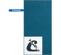 Cressi Towel Microfibre Double Face Vela - Toalla Unisex de Microfibra Alto Rendimiento Increíblemente Absorbente, Mejor Que Las Toallas Estándar- Azul/Azul Marino L (60x120 cm), Unisex