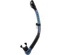 Cressi Epsilon SPE Alpha Ultra Dry Snorkel de Silicona Tactical Series Tubo Respiradores, Adulto, Unisex, Talla única, Negro/Azul