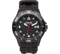 Reloj de boceo profesional Cressi con cristal mineral, color Black/Black/Black, Manta Colorama