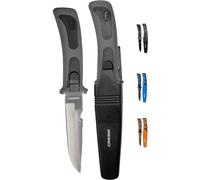 Cressi RC555000 VIGO - Cuchillo de buceo, color negro y gris