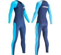 CRESSI Wahoo Lady Monopiece Wetsuit Blue/Azure 2mm L/4 - Traje una Pieza Mujer en Neopreno Suave y Elastano 1.5/2 mm, para Snorkel, Natación y Deportes Acuáticos, Azul/Azur, L/4