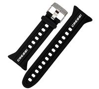 CRESSI Watch Style Computer Band Correa Original para Ordenador/Reloj de Buceo, Unisex-Adult, Negro/Blanco, Talla única