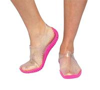 Cressi Water Shoes Escarpines para Todo Tipo de Deportes Acuáticos Juventud, Unisex, Transparente/Rosa, 29/30