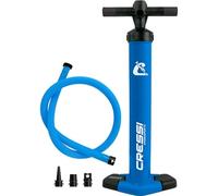 Cressi Welter High Pressure Inflation Hand Pump Bomba manual de alta presión de 2000 cc 15 PSI, 1 BAR con manómetro, Unisex adulto, Negro, One Size