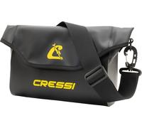 CRESSI Wombat Pouch Bolsa Riñonera Multiuso Impermeable, Unisex-Adult, Negro, Talla Única