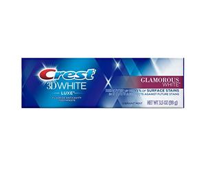 Crest 3D White Glamorous White Vibrant Mint- Pasta Dental Blanqueadora, 3.5 oz (99 g)
