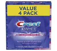 Crest 3D White Luxe, Glamorous White, Vibrant Mint Toothpaste 4.1oz (Pack of 4) By, 116 g (4 unidades)