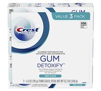 Crest Gum Detoxify Deep Clean Toothpaste Triple Pack, 4.1 Ounce Each