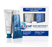 Crest Gum Detoxify + Whitening 2 Step Toothpaste, 4.0 oz and 2.3 oz