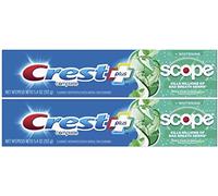 Crest pasta dental Plus Scope blanqueamiento menta fresca (paquete de 2)