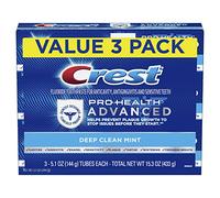 Crest Pro Health Advanced Deep Clean Pasta dentífrica de menta, 432 g, 3 unidades